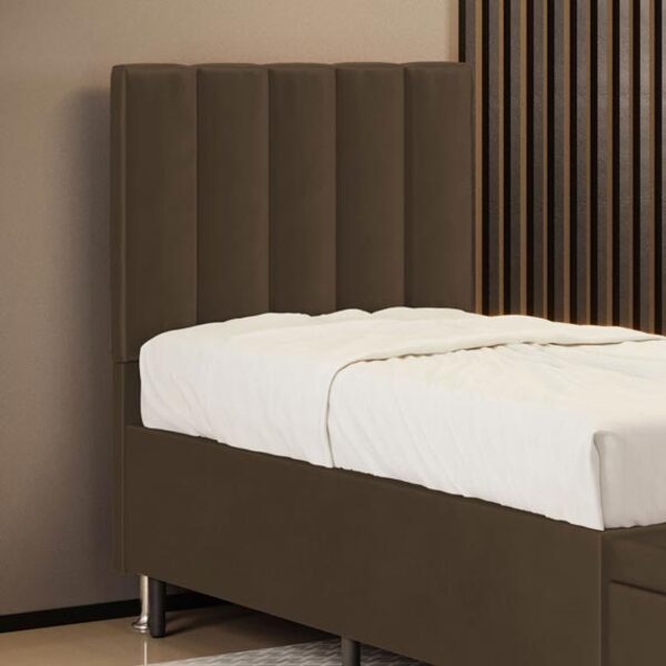 Cabeceira Nashira 90 Para Cama De Solteiro N-029 Veludo Capuc