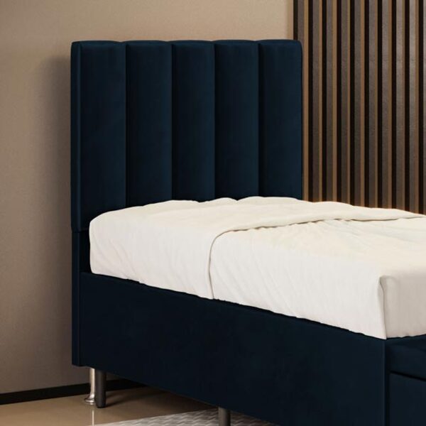 Cabeceira Nashira 90 Para Cama De Solteiro Veludo Aradecor