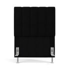 Cabeceira Nashira 90 Para Cama De Solteiro Z-005 Sued Preto A