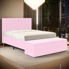 Cabeceira Nashira E Calçadeira Baú Navi 140 Para Cama De Casa