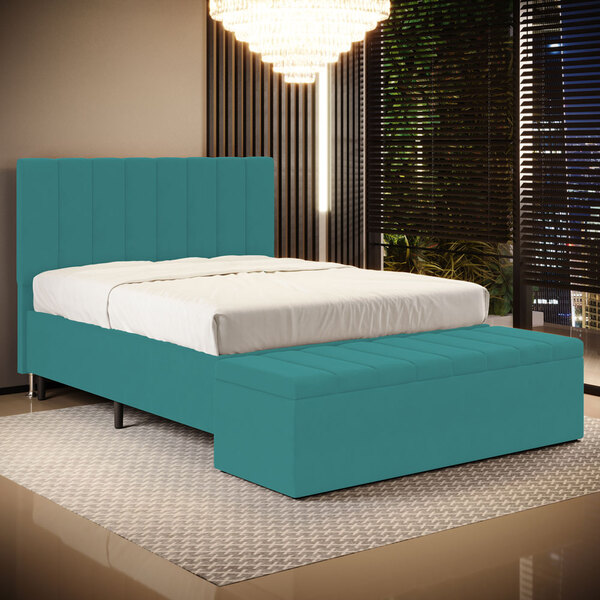 Cabeceira Nashira E Calçadeira Navi 140 Sued Aradecor