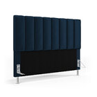 Cabeceira Nashira E Calçadeira Navi 140 Veludo Aradecor