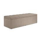 Cabeceira Nashira E Calçadeira Navi 160 Para Cama Queen N-039