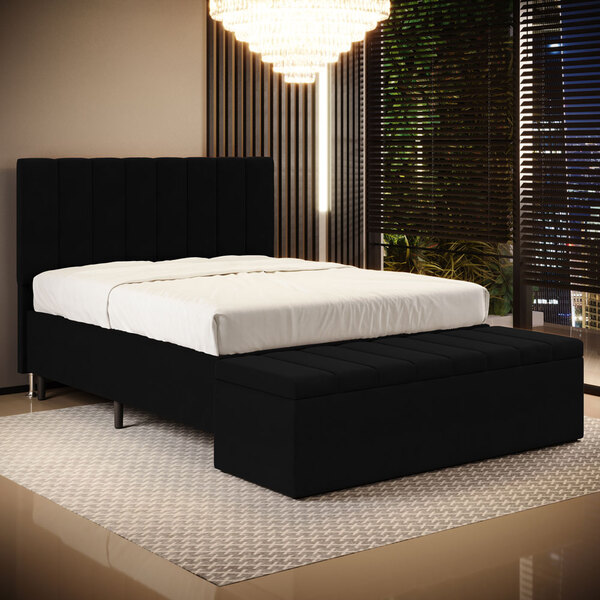 Cabeceira Nashira E Calçadeira Navi 160 Sued Aradecor