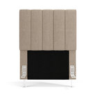 Cabeceira Nashira E Calçadeira Navi 90 Para Cama De Solteiro