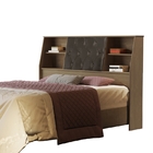 Cabeceira Núbia Queen 1.6 Com Capitonê Castanho/nogal – Vj Mó