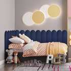 Cabeceira Nuvem Estofada Suede Para Cama Box - Módulo 20 Cm X