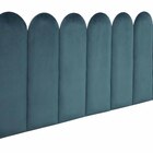 Cabeceira Nuvem Estofada Suede Para Cama Box - Módulo 20 Cm X