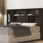 Cabeceira Olivia Queen 1.6 Chocolate/off White – Vj Móveis