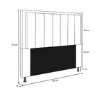 Cabeceira Opala Cama Box Casal 140cm Linho - Ssx Multicoisas