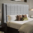 Cabeceira Opala Cama Box King 193cm Linho - Ssx Multicoisas -