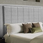 Cabeceira Opala Cama Box Queen 160cm Linho Cinza - Ssx Multic