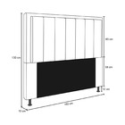 Cabeceira Opala Cama Box Queen 160cm Linho - Ssx Multicoisas