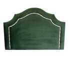 Cabeceira P.cama Box Solteiro Provençal  Veludo Verde Tachas