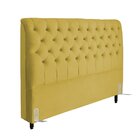 Cabeceira Padua De Cama Box Casal 138 Cm Amarelo