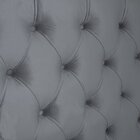 Cabeceira Padua De Cama Box Casal 138 Cm Cinza Escuro Cinza E