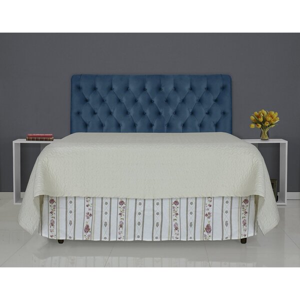 Cabeceira Padua De Cama Box Queen 158 Cm Azul Marinho