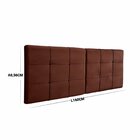Cabeceira Painel Adesiva Genova 158cm Marrom