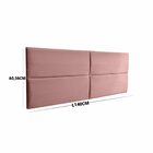 Cabeceira Painel Adesiva Turim 140 Rose