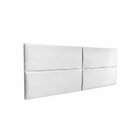 Cabeceira Painel Adesiva Turim 160cm Prata