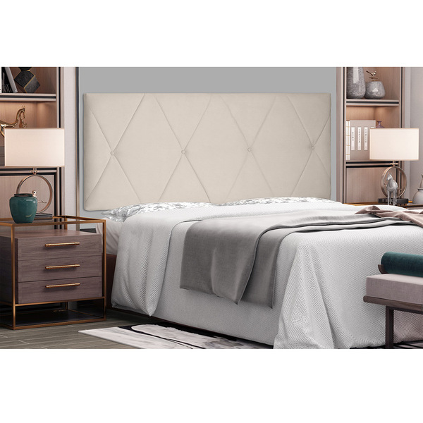 Cabeceira Painel Aquilla Para Cama Box Casal 140 Cm Suede Beg