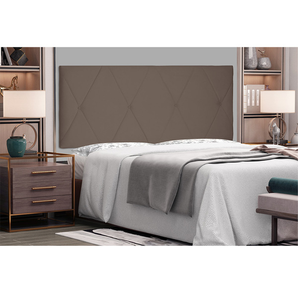 Cabeceira Painel Aquilla Para Cama Box King 195 Cm Suede Cara