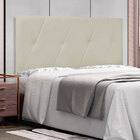 Cabeceira Painel Aquilla Para Cama Box Solteiro 90 Cm Corino