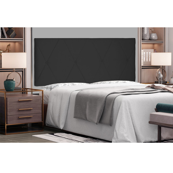 Cabeceira Painel Aquilla Para Cama Box Solteiro 90 Cm Suede P
