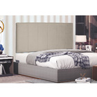 Cabeceira Painel Arizona Para Cama Box King 195 Cm Suede Bege