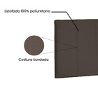 Cabeceira Painel Arizona Para Cama Box Solteiro 90 Cm Suede C