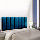 Cabeceira Painel Athenas Cama Queen 160cm Modulado Veludo Spe