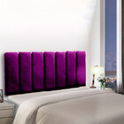 Cabeceira Painel Athenas Cama Queen 160cm Modulado Veludo Spe