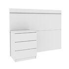 Cabeceira Painel Box Solteiro Veronna Tcil Móveis Neve