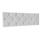 Cabeceira Painel Cama Box Casal 140 Cm Alana Corino Branco