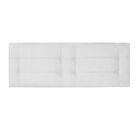 Cabeceira Painel Cama Box Casal 140 Cm Zoe Corino Branco