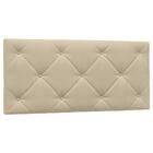 Cabeceira Painel Cama Box Casal 145cm Ísis Suede D05 Bege