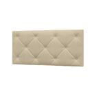 Cabeceira Painel Cama Box Casal 145cm Ísis Suede D05 Bege