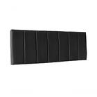 Cabeceira Painel Cama Box Casal 160 Cm Helena - Preto Corino