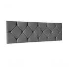 Cabeceira Painel Cama Box Casal 160 Cm Mariana- Cinza Suede