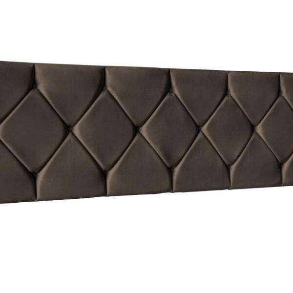 Cabeceira Painel Cama Box Casal 160 Cm Mariana- Marrom Corino