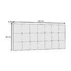 Cabeceira Painel Cama Box Casal Queen 160cm Corano Branco