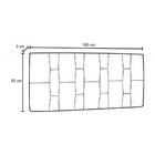 Cabeceira Painel Cama Box Casal Queen 160cm Suede Vermelho