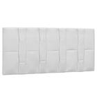 Cabeceira Painel Cama Box Casal Queen Carla Corano Branco