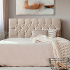 Cabeceira Painel Cama Box Queen 1,60 Capitonê Estofada Paris