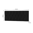 Cabeceira Painel Cama Box Queen 1,60 Capitonê Estofada Paris