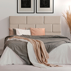 Cabeceira Painel Cama Box Queen 1,60 Estofada Blocos Modular