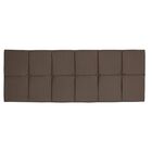 Cabeceira Painel Cama Box Queen 160 Cm Clara Suede Marrom