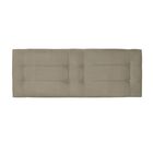 Cabeceira Painel Cama Box Queen 160 Cm Zoe Suede Bege Escuro