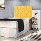 Cabeceira Painel Cama Box Solteiro 0,90m Capitonê Estofada Ws