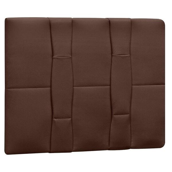 Cabeceira Painel Cama Box Solteiro 90cm Carla Corano Marrom